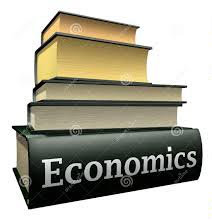 Spotprent: het onderste en dikste boek van de stapel is Economy