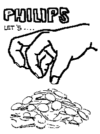 Het nieuwe Philips logo, aangeboden door Solidariteit