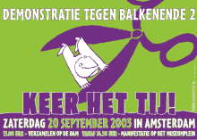 oproep demo 20-09-2003