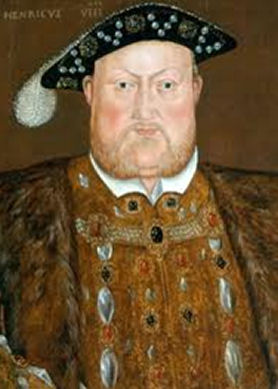 Hendrik VIII aan het eind van zijn leven
