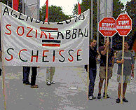 Agenda 2010 = Sozialabbau = Scheisse