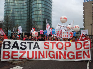 Foto FNV demonstratie