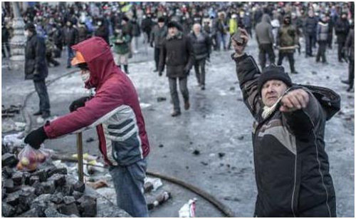 Foto demonstranten