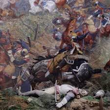 Afbeelding van schilderij van het Slagveld van Waterloo