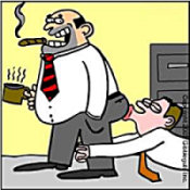 Cartoon sycofant