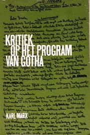 Afbeelding omslag Kritiek op Gotha