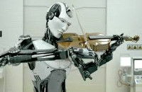 Vioolspelende robot