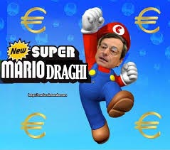 Mario Draghi als Super Mario