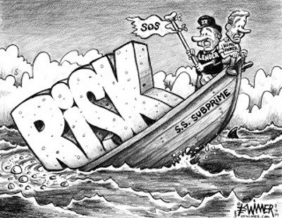 Schip zinkt door risico's giftige leningen