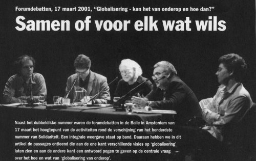 Uit nummer 101, mei 2001