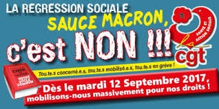 Afbeelding propaganda banner CGT