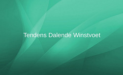 Powerpoint Tendens Dalende Winstvoet