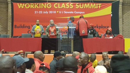 Foto Working Class Summit Juli 2018 Soweto