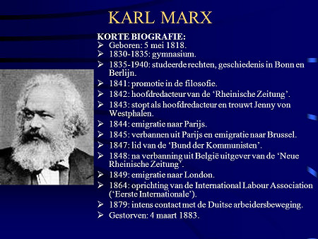 Biografie Karl Marx