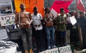 Foto Isra&euml;lisch protest tegen deportaties
