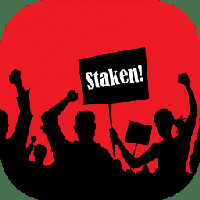 Cartoon staken