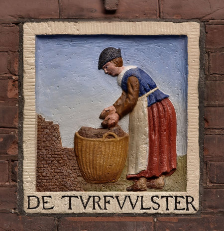 Foto gevelsteen Turfvulster