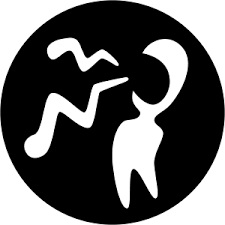 icoontje van scheeuwend mensje