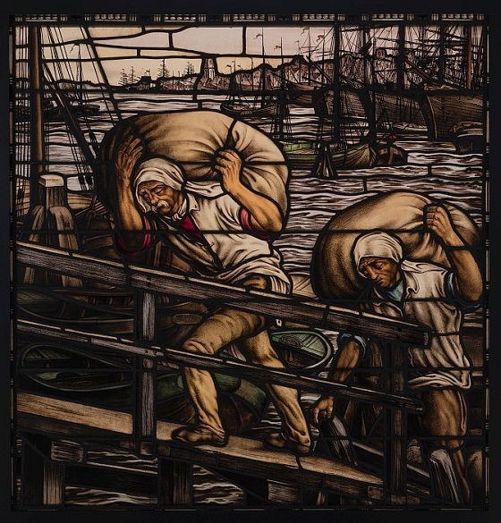 Foto Glas-in-lood raam