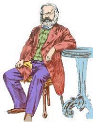 tekenin van Karl Marx