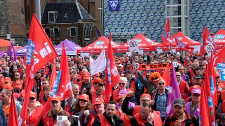 Foto demonstratie FNV