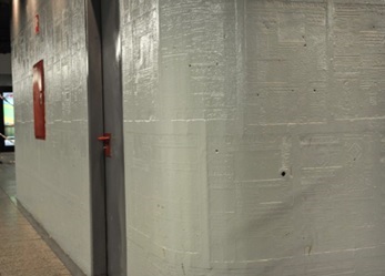 Foto kunstwerk in metro