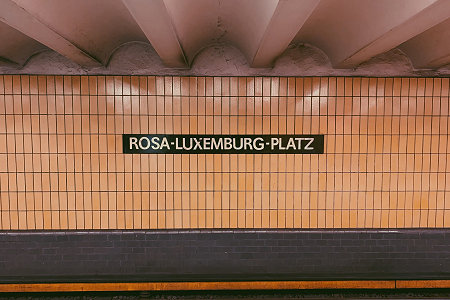 Metro station Rosa Luxemburg Platz