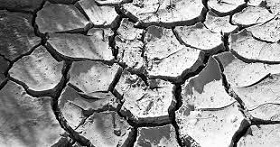 Foto uitgedroogde aarde