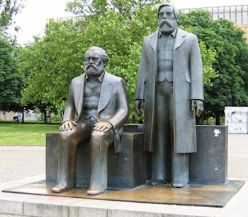 Foto standbeeld in park