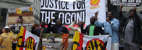 Foto collage Jusice for the Ogoni 9