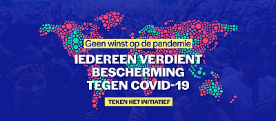 Geen winst op Covid - hantekeningactie