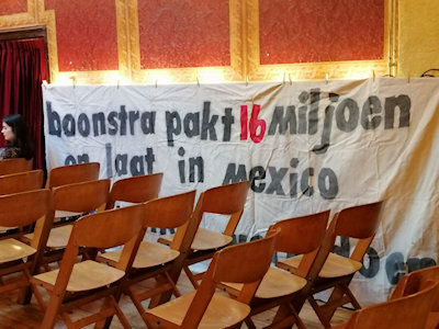 Foto spandoek Boonstra pakt 16 miljoen en laat Mexico ...