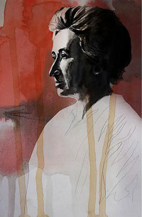 Tekening Rosa Luxemburg