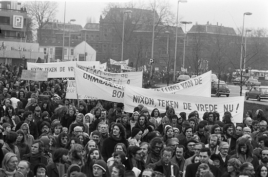 vietnam demonstratie 1973