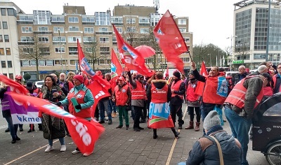 stakende buschauffeurs