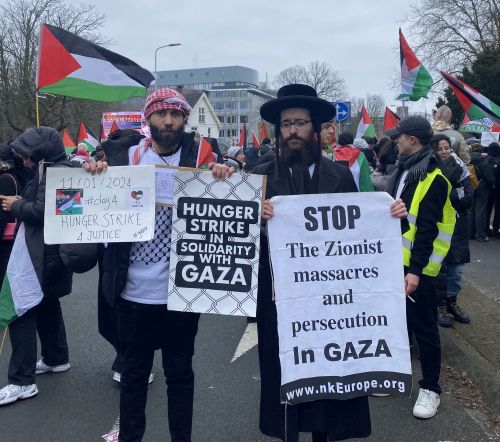 demonstratie palestijnen