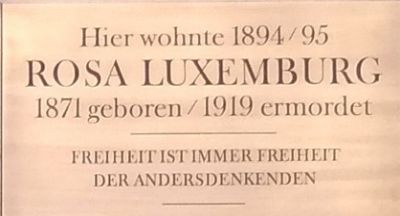 vrijheid is altijd vrijheid van andersdenkenden