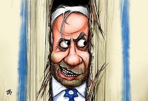 cartoon Netanyahu