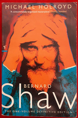 Titelpagina Holroyd over Shaw