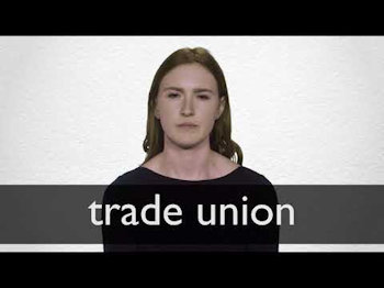 Vrouw zegt 'Trade Union'