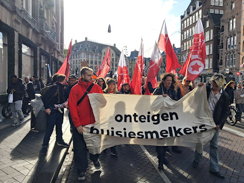 Spandoek Onteigen huisjesmelkers