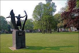 Foto monument voor Hannie Schaft