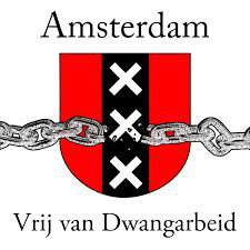Logo Amsterdam - vrij van dwangarbeid