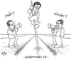 Rutte hangt boven de poldersloot