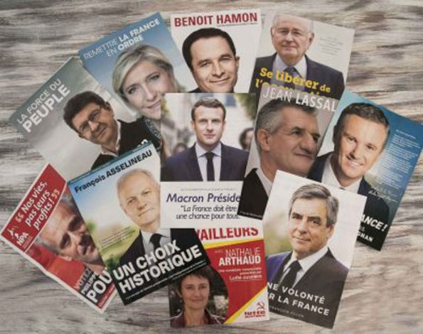 Voorkant Franse tijdschriften