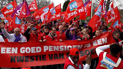 Foto pensioendemonstratie