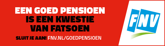 Banner FNV � Goed pensioen gewoon doen