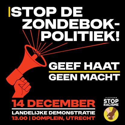 stop de zondebok politiek