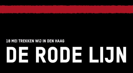 de rode lijn