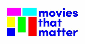 Logo Movies that Matter, een M in kleurige rechthoeken.